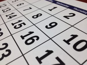 preventative maintenance plans - image shows a calendar
